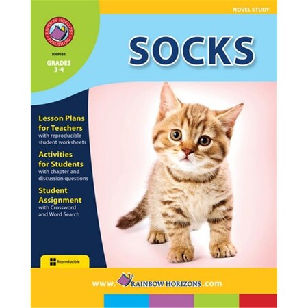 Rainbow Horizons Socks - Novel Study - Grade 3 to 4 JSLA31